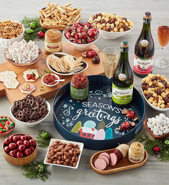 Christmas Snacks and Sparklers