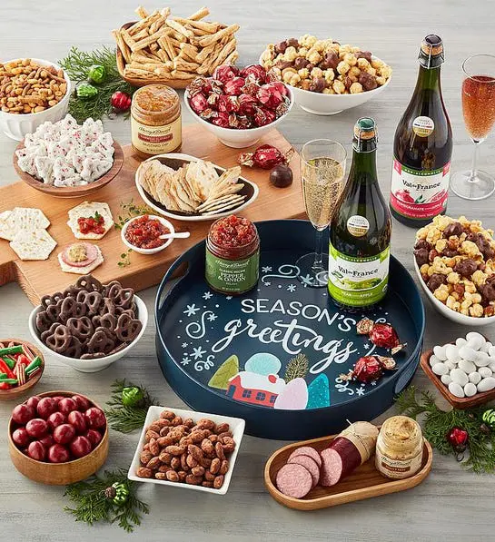 Christmas Snacks and Sparklers