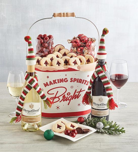 Winter Whimsy Wine Gift