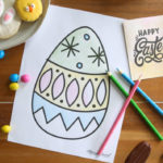 Printable Easter Coloring Pages and Happy Easter Cards
