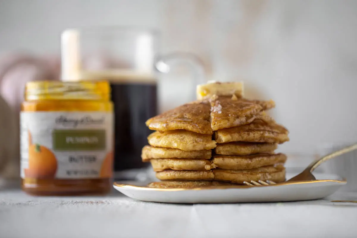 pumpkin butter pancakes