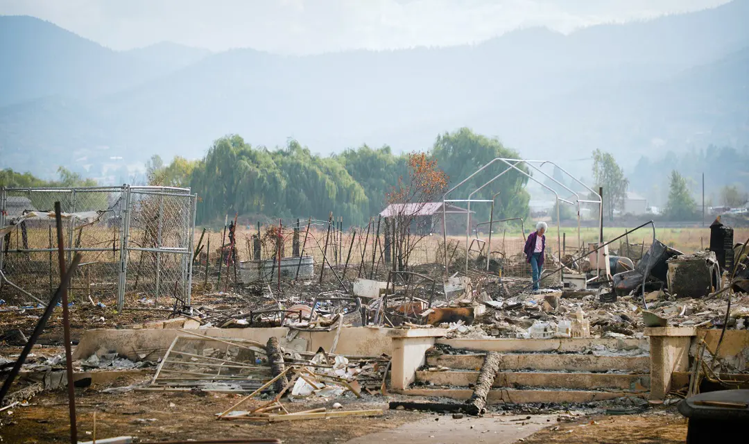 Home Burned Down From Almeda Fire