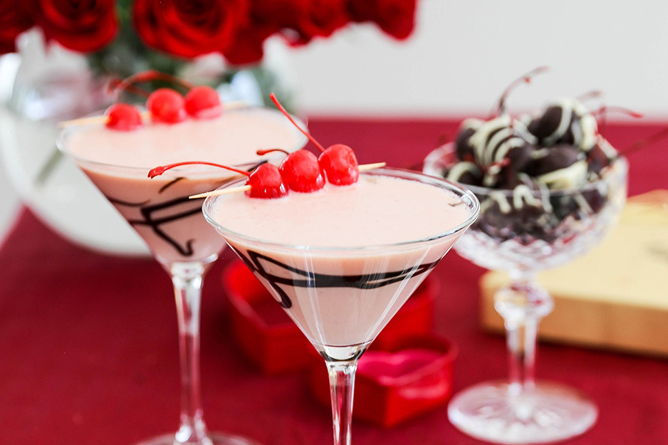 chocolate cherry martinis