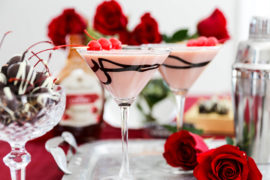 chocolate covered cherry valentine's cocktail