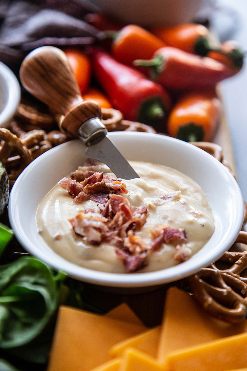 bacon beer cheese dip