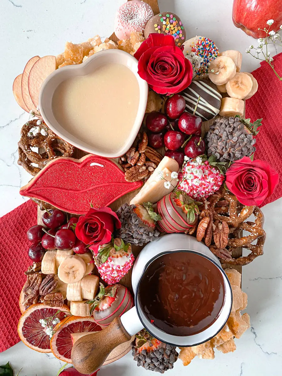 chocolate fondue board