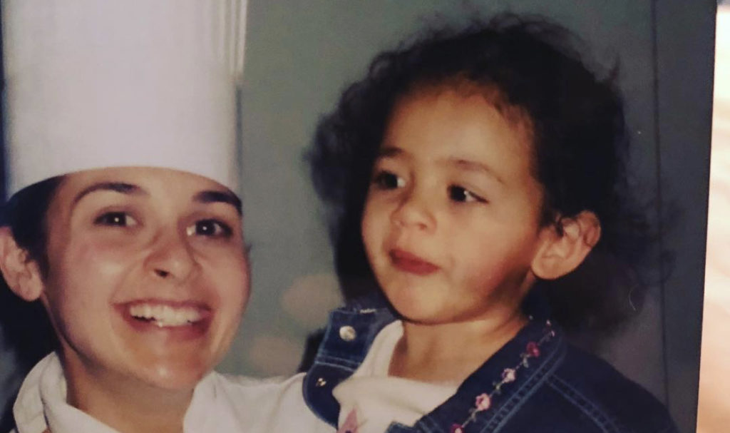 Chef Antonia Lofaso and Daughter Xea