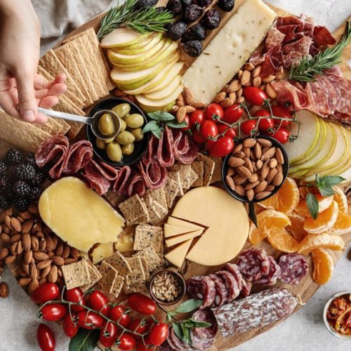 Charcuterie Board For Two - Homemade In The Kitchen