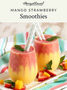 mango strawberry smoothies