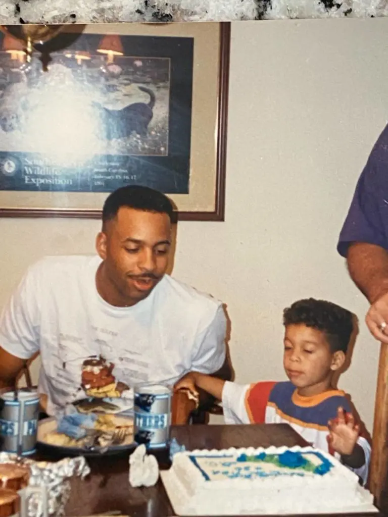 Dell Curry and Seth Curry
