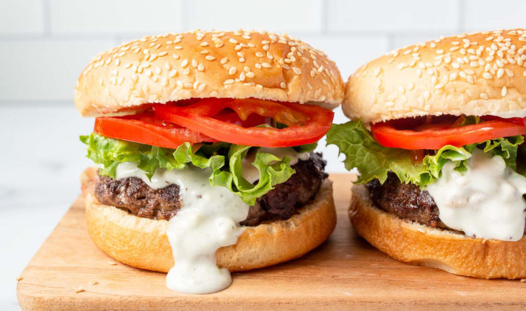 smokey blue cheese burgers