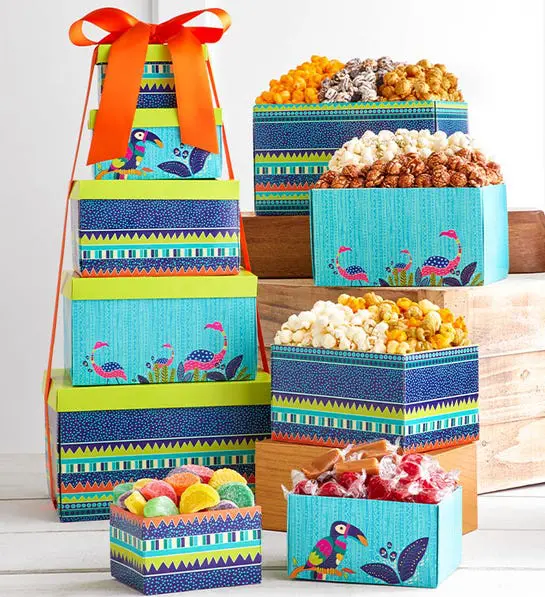 Tropical Vibes 5-box Gift Tower