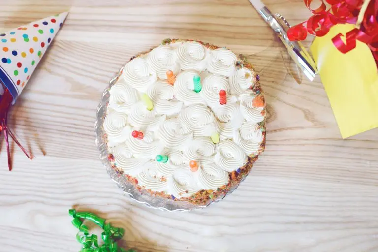 Birthday traditions image - birthday cake with candles