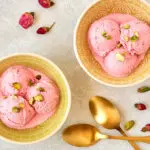 Floral-Flavored Dessert: Homemade Rosewater Ice Cream
