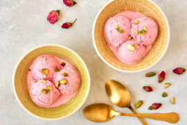 Rose-water-ice-cream