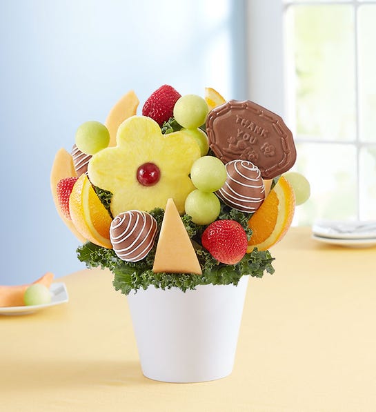 back to school celebration tips -- fruit bouquet