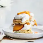 Sweet Peaches and Cream Shortcakes