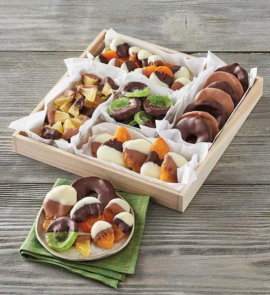 anniversary gift guide image - Belgian chocolate covered fruit