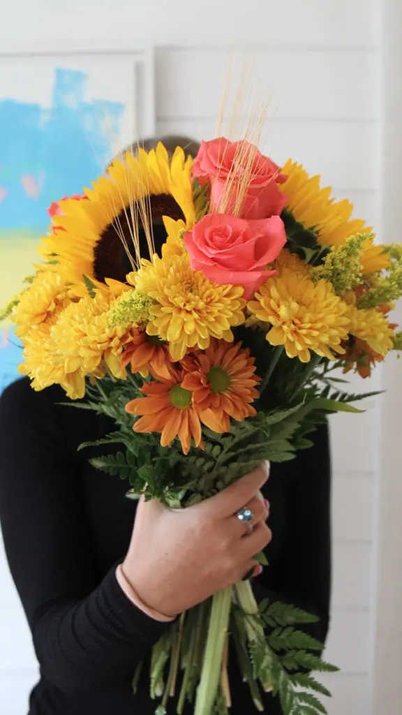 loving fall image -- flower bouquet