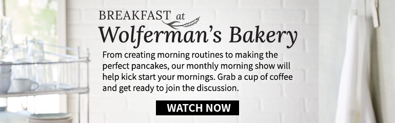 Breakfast at Wolfermans shop button banner ad
