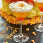 Have a Howling Halloween Happy Hour with a Candy Corn Martini