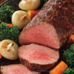 A photo of chateaubriand closeup