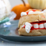Love at First Bite: English Muffin Vampire Fangs