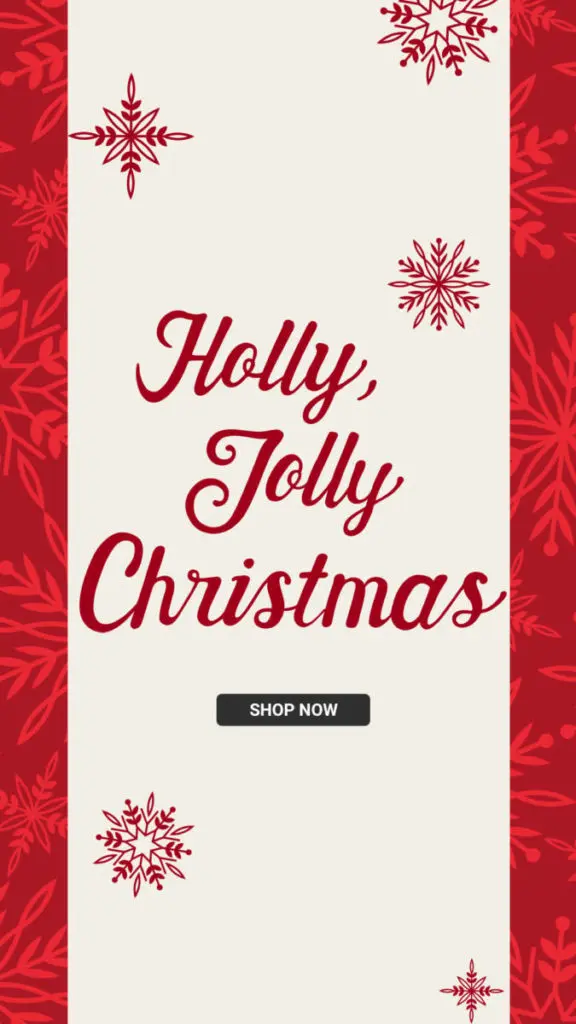 Holly Jolly Christmas - Christmas Collection Banner ad