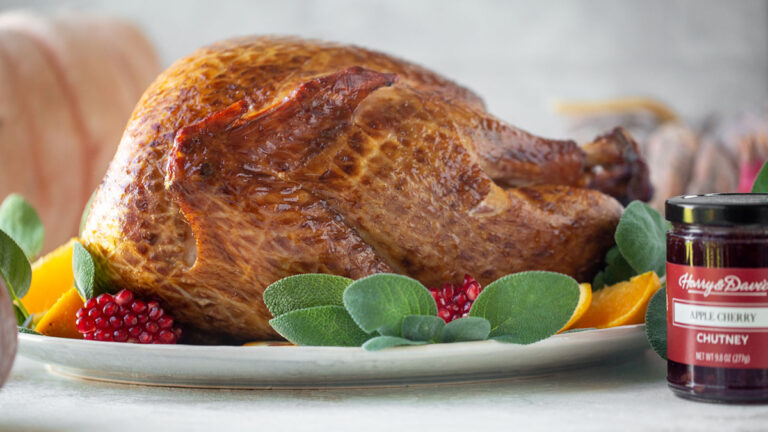 This is a photo of a smoked turkey