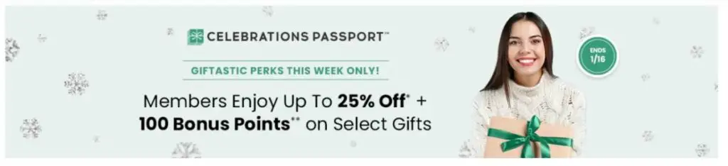 Celebrations Passport Rewards Banner Ad