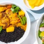 Curry in a Hurry: Pineapple Chicken With Orange Ginger Salad