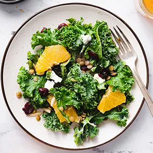 HoneyBell kale citrus salad.