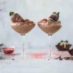 Chocolate Cherry Mousse… With a Berry on Top