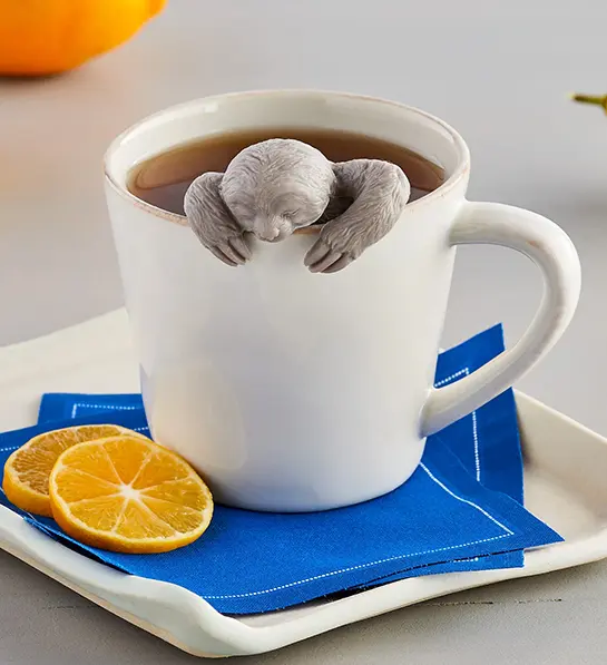 Sloth tea steeper.