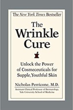 A photo of vital choice with a book called "The Wrinkle Cure".