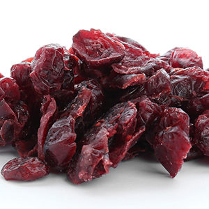 A photo of dried fruit with dried cranberries