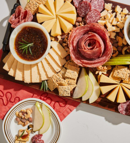 A photo of graduation gift ideas with a charcuterie board