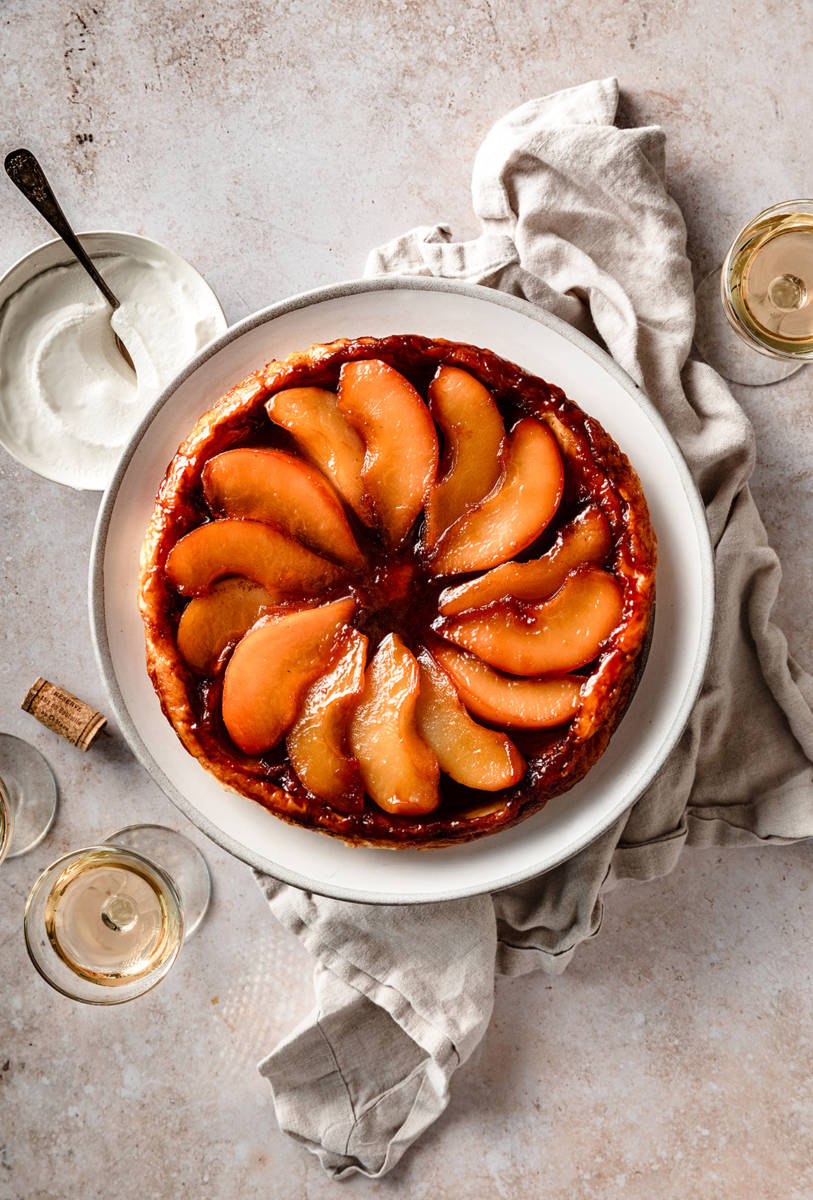 Types of pears with a pear tarte tatin