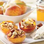 Grilled Peaches, Cheese and Honey Recipe