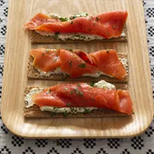 Smoked salmon. Nothing beats the salty, slightly smoky goodness of our skinless sockeye nova lox.