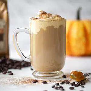 Pumpkin recipes with a homemade pumpkin spice latte.