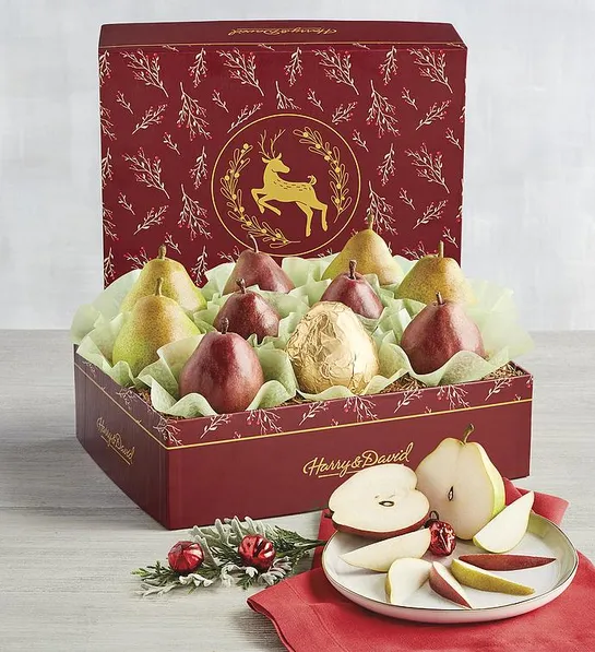christmas gifts for her colors of christmas pears
