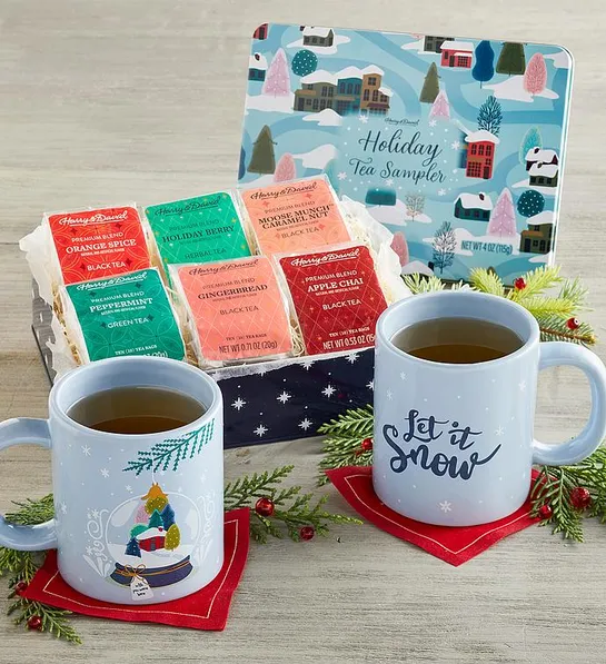 christmas gifts for her holiday tea tin