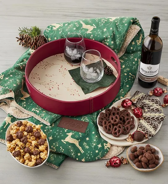 last minute gift ideas fireside date night wine gift