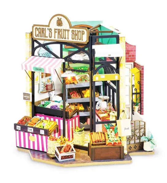 White elephant gift ideas with a 3D puzzle shaped like a storefront.