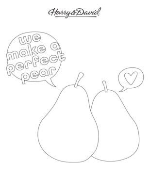 Perfect Pear Valentines Printable 2