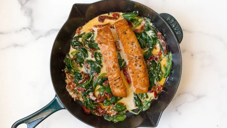 Cast iron salmon recipe.