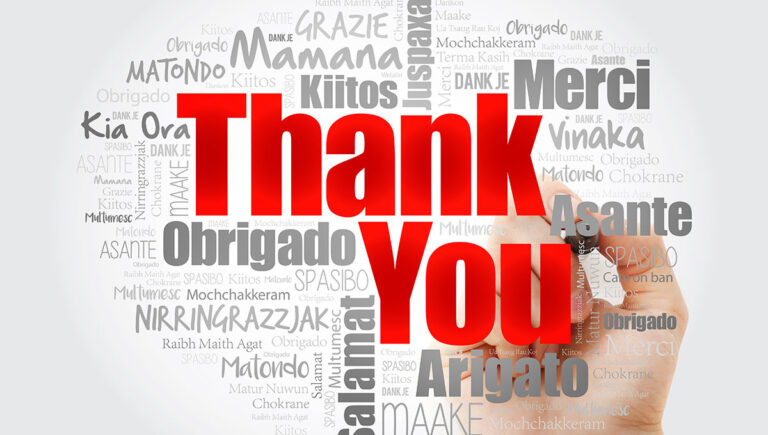 how to say thank you in a different language