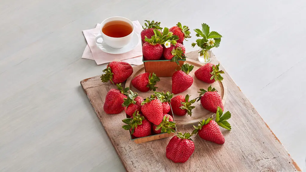 Types of strawberries on board