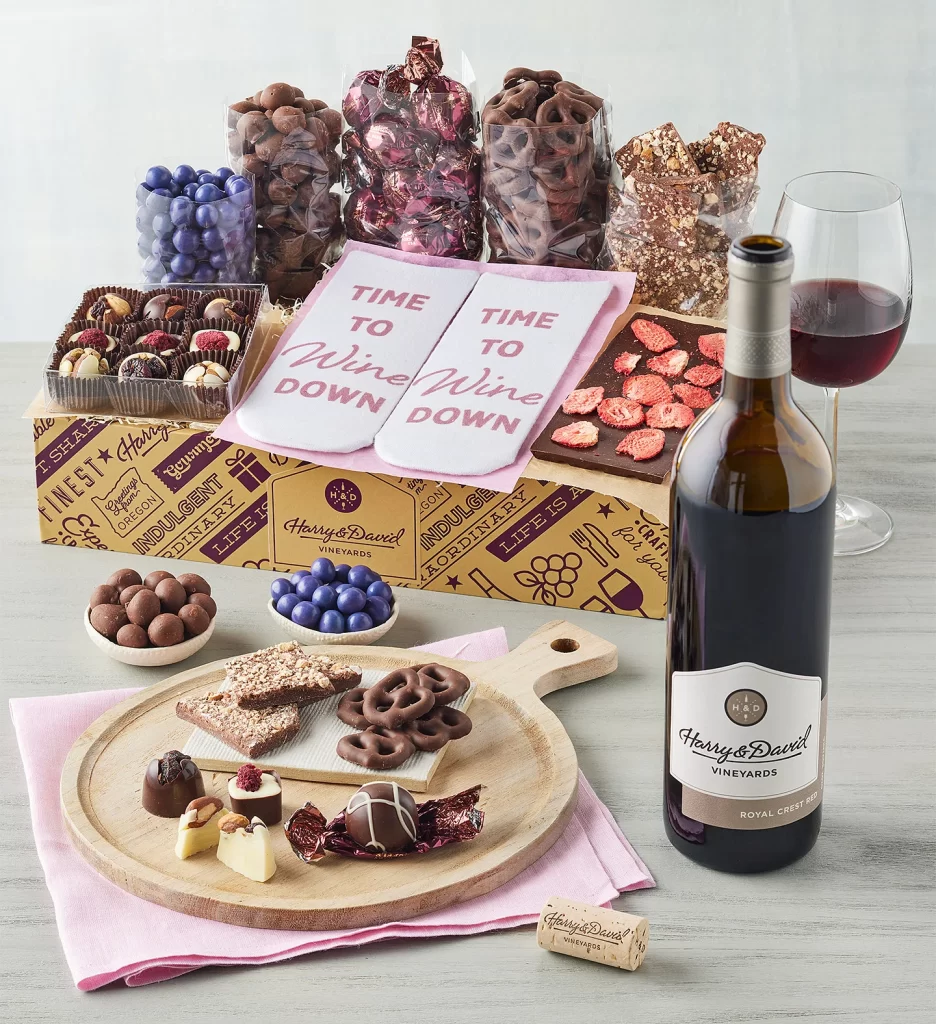 wine gifts for mom spring wine chocolate gift